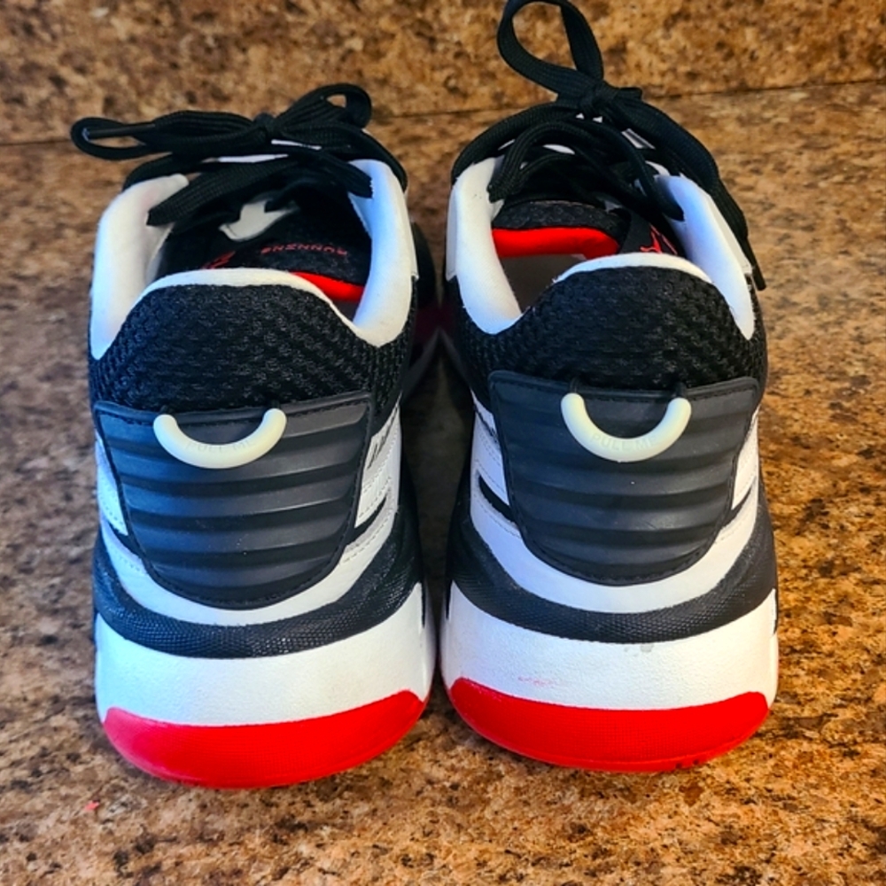 Puma RSX White and Black Sneakers with Red Accents - Picture 3 of 4